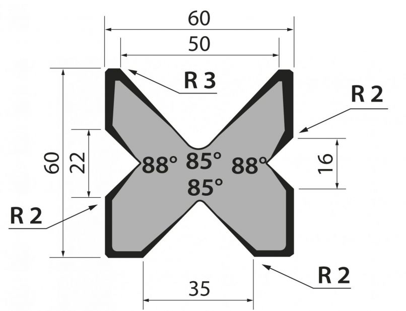 M.460 - prisma abkant 4V - SM TECH